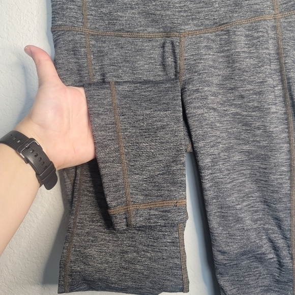 Athleta Heather Gray Mid-Rise Leggings - Picture 7 of 8